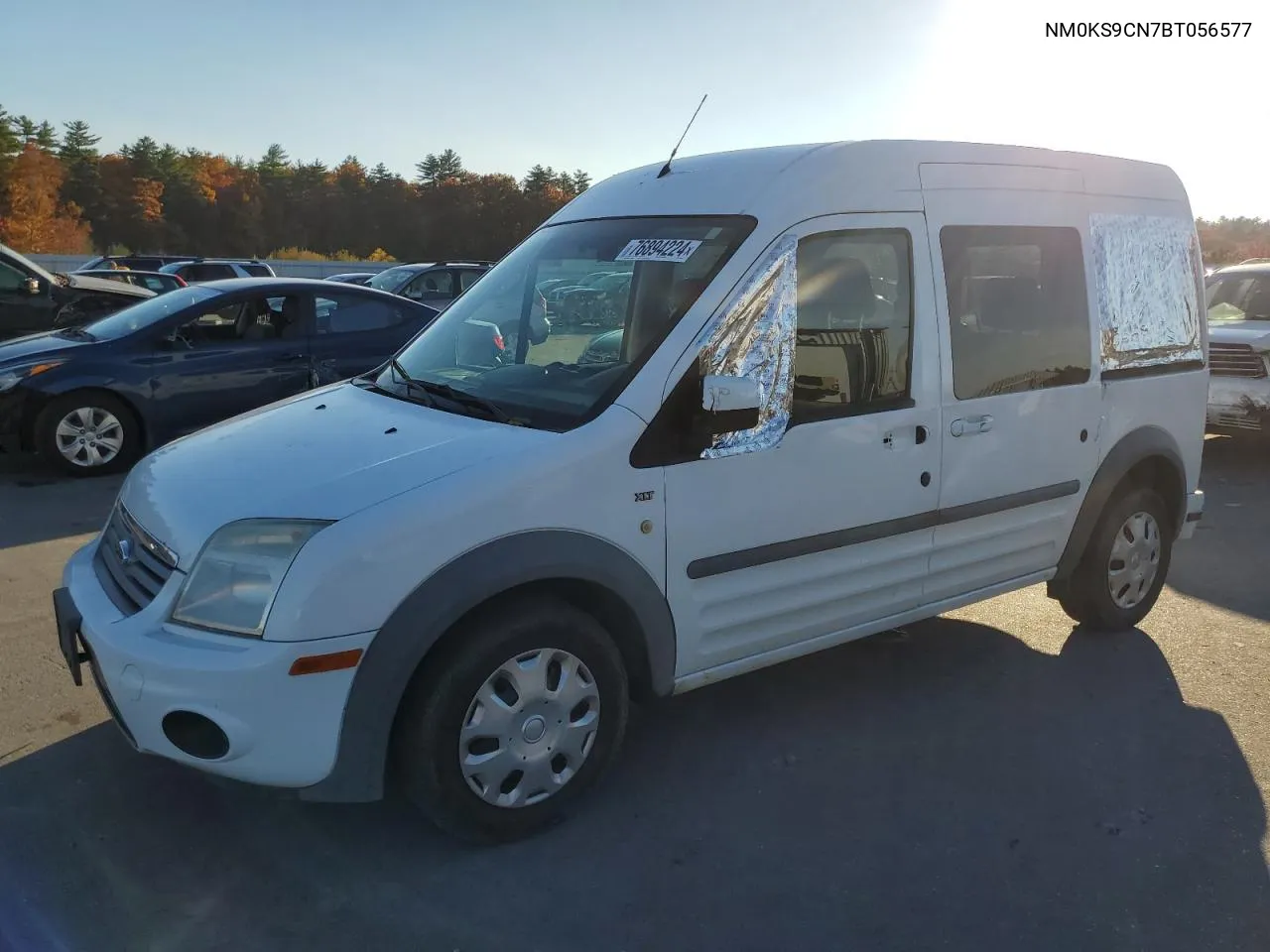 2011 Ford Transit Connect Xlt Premium VIN: NM0KS9CN7BT056577 Lot: 76894224