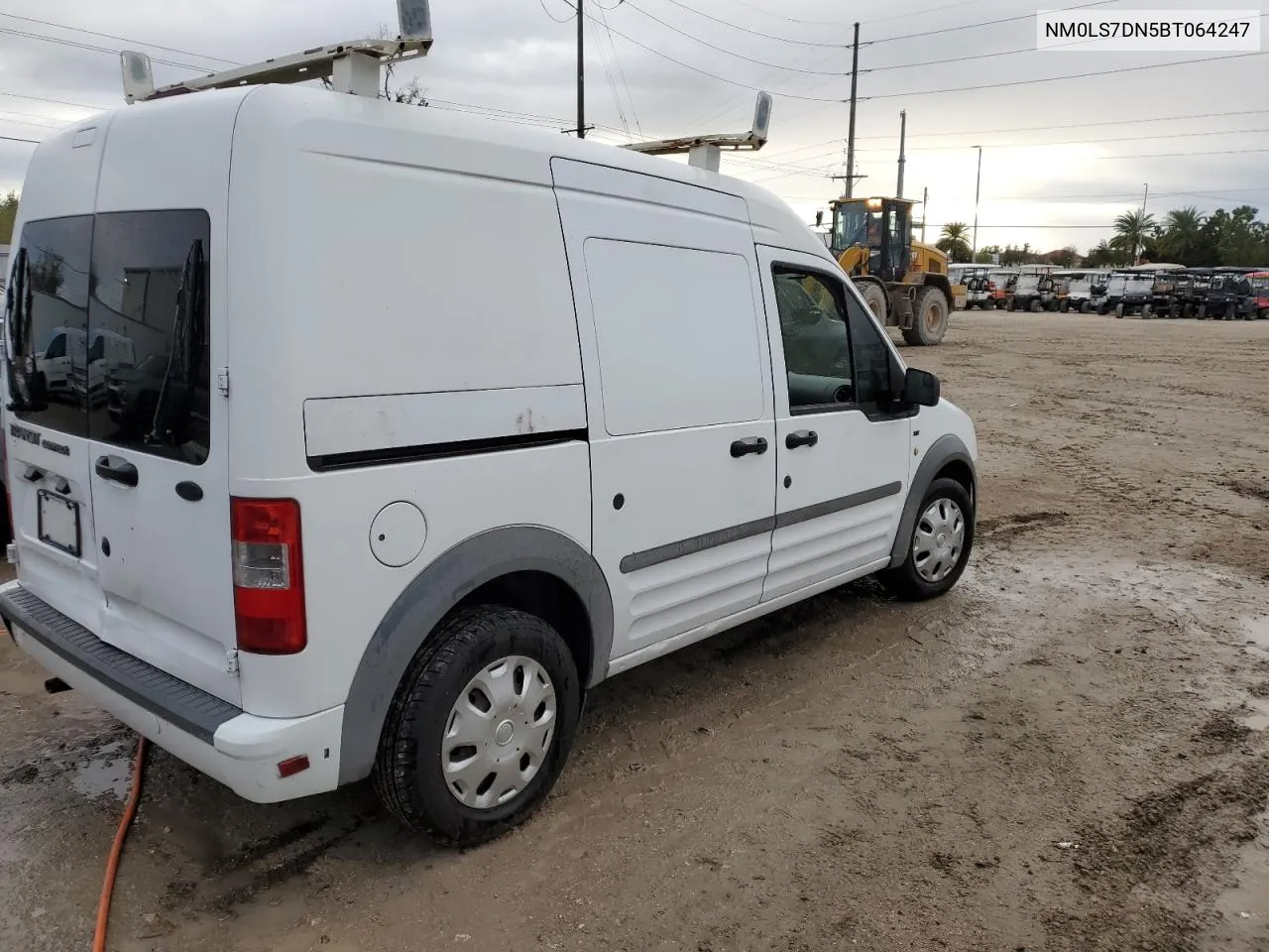 2011 Ford Transit Connect Xlt VIN: NM0LS7DN5BT064247 Lot: 78871164