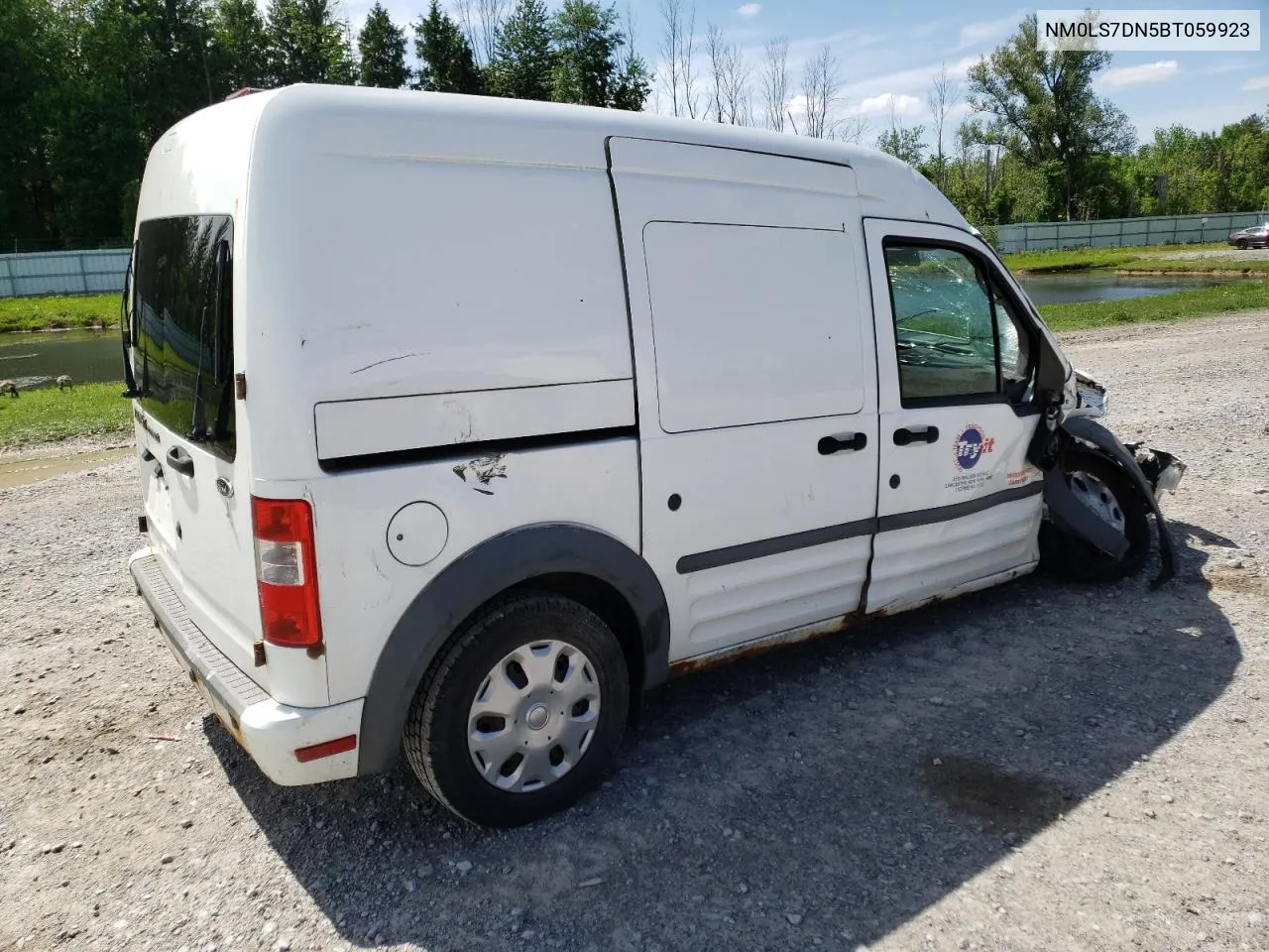 2011 Ford Transit Connect Xlt VIN: NM0LS7DN5BT059923 Lot: 80086904