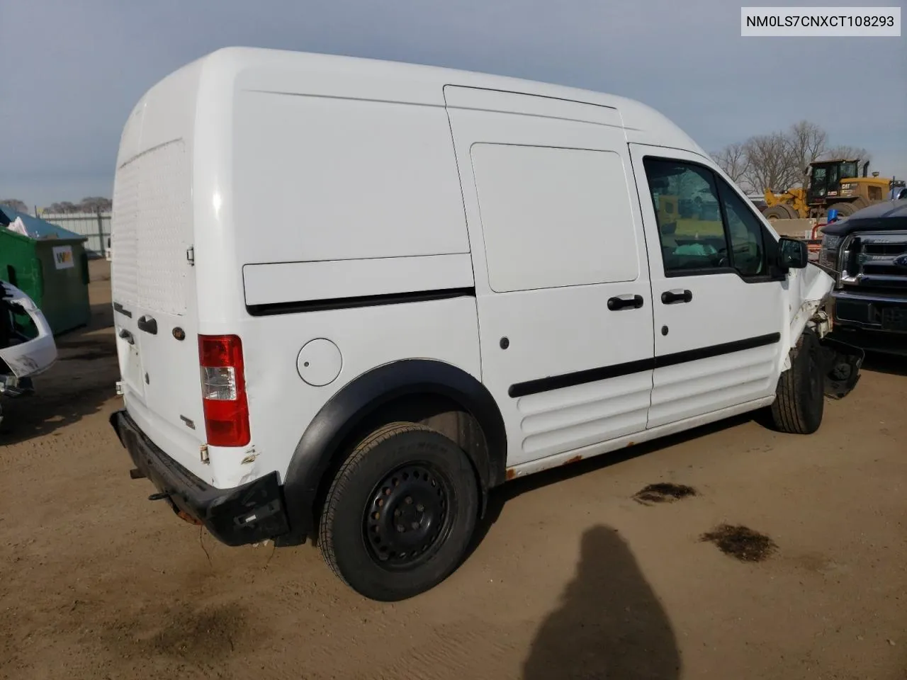 2012 Ford Transit Connect Xl VIN: NM0LS7CNXCT108293 Lot: 37334374