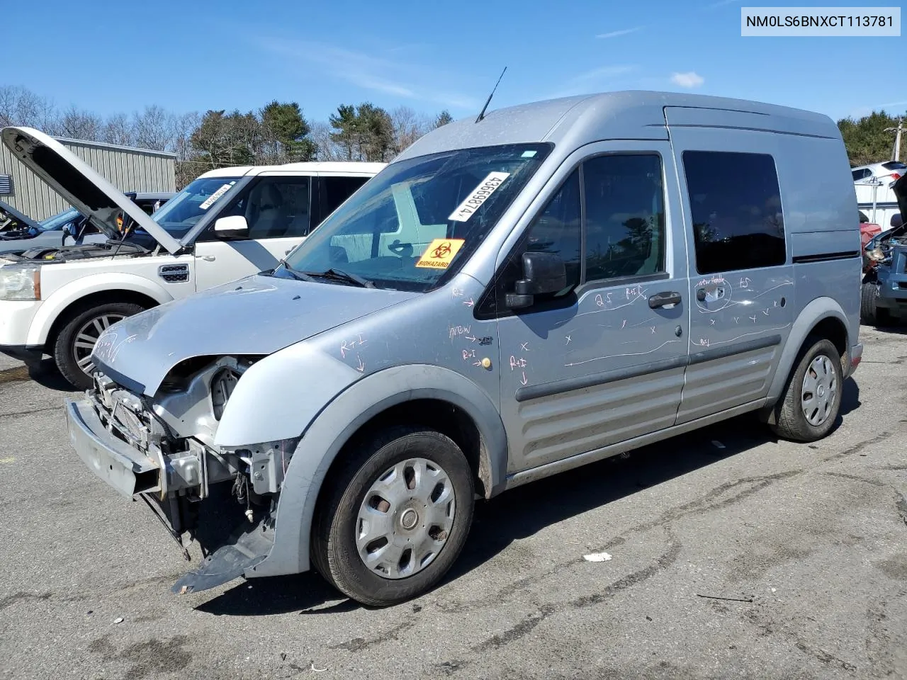 2012 Ford Transit Connect Xlt VIN: NM0LS6BNXCT113781 Lot: 43669874