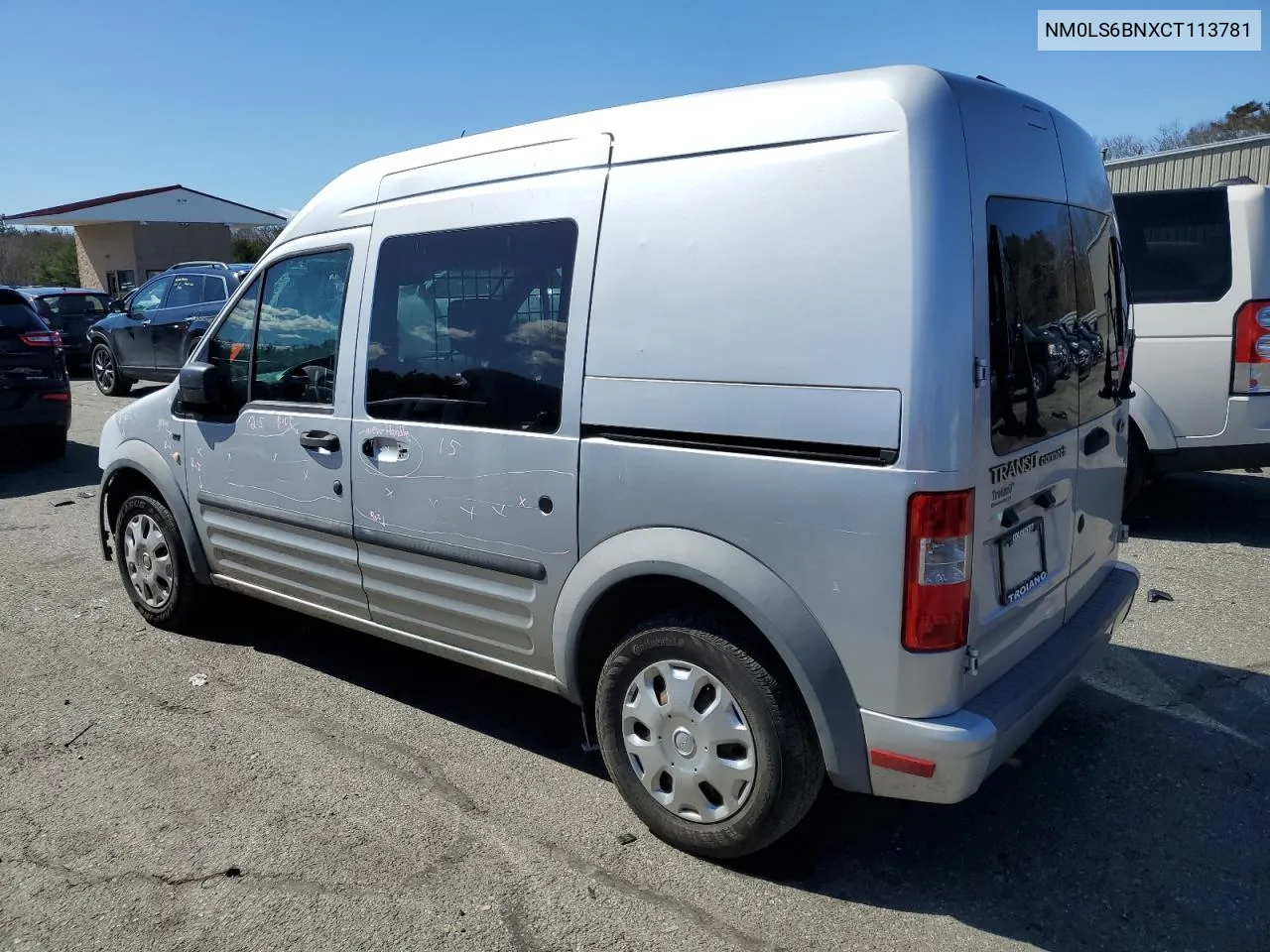 2012 Ford Transit Connect Xlt VIN: NM0LS6BNXCT113781 Lot: 43669874