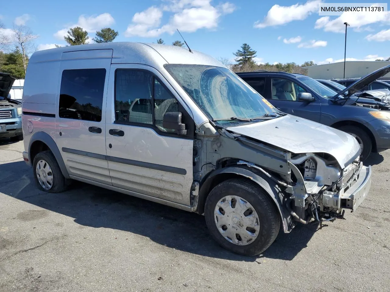 2012 Ford Transit Connect Xlt VIN: NM0LS6BNXCT113781 Lot: 43669874