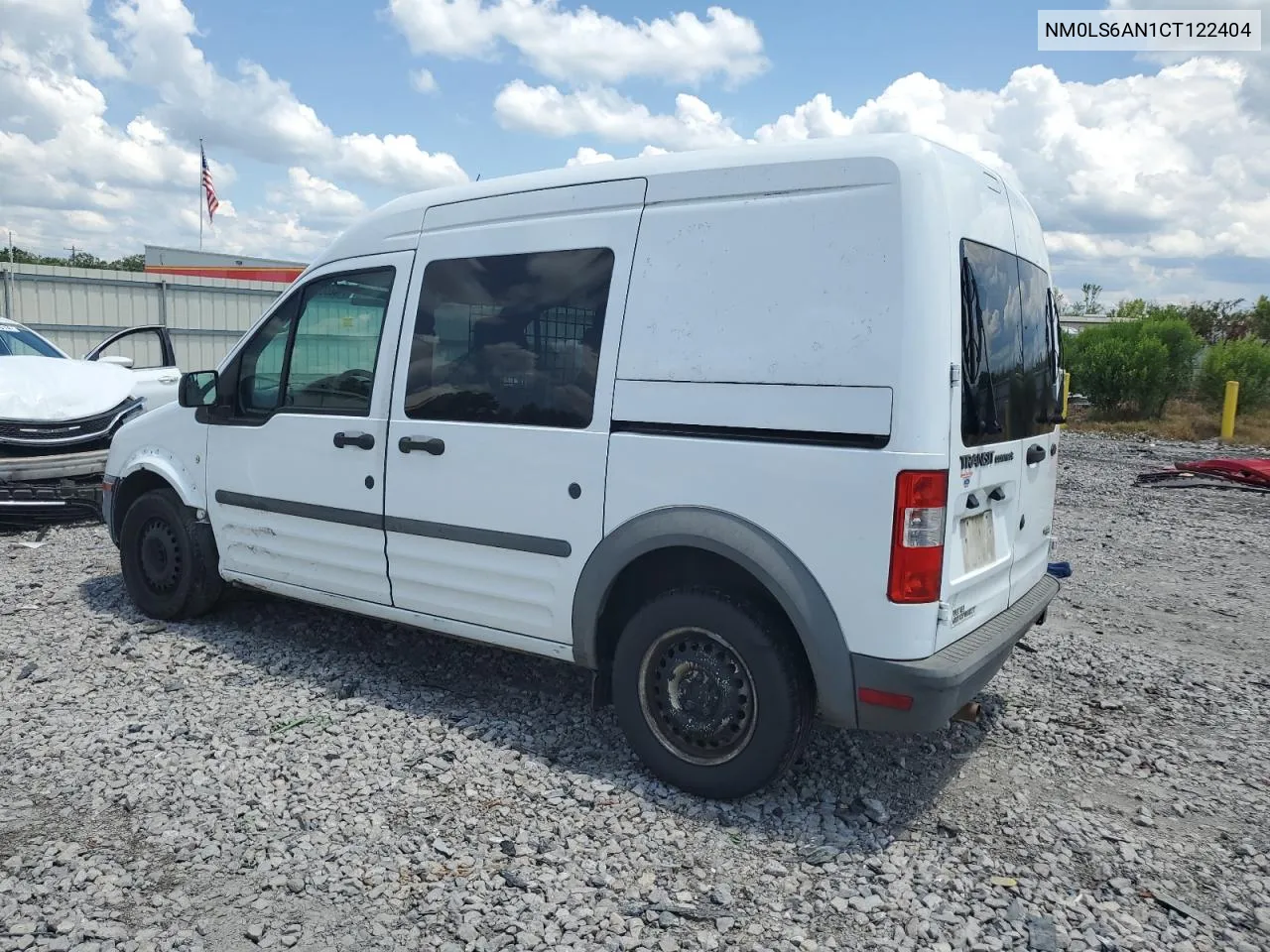 2012 Ford Transit Connect Xl VIN: NM0LS6AN1CT122404 Lot: 61028894