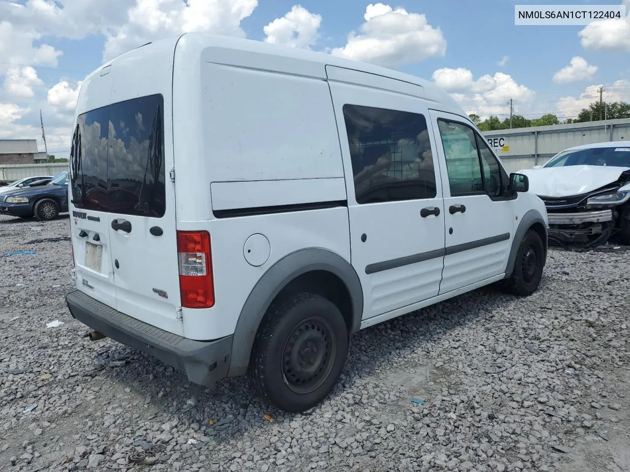 2012 Ford Transit Connect Xl VIN: NM0LS6AN1CT122404 Lot: 61028894