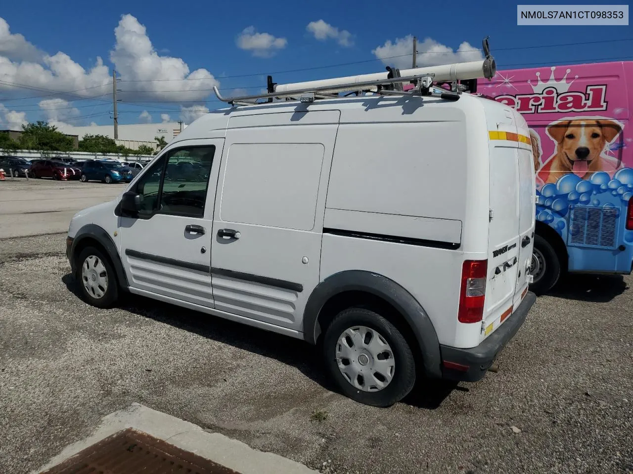 2012 Ford Transit Connect Xl VIN: NM0LS7AN1CT098353 Lot: 61079174