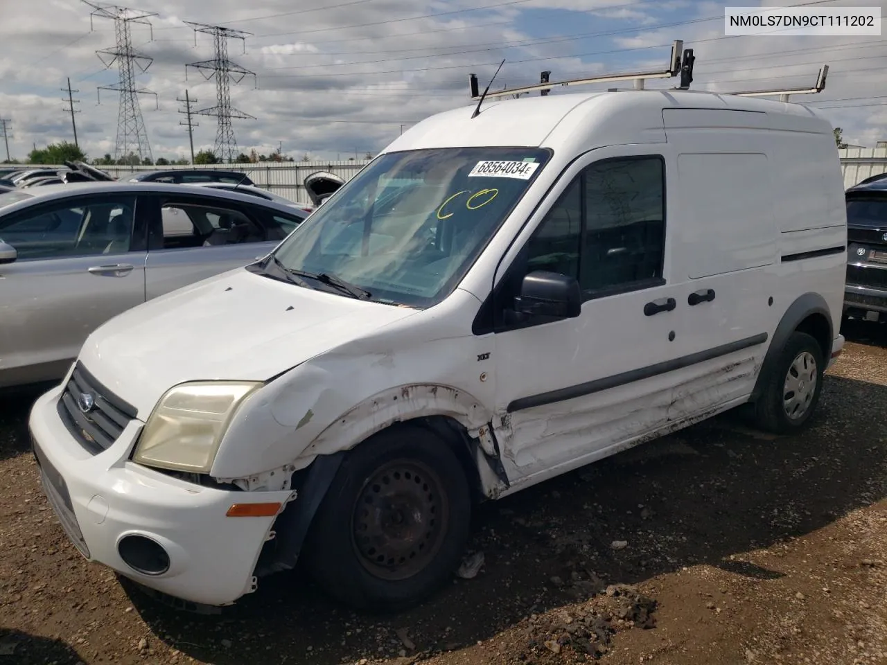 2012 Ford Transit Connect Xlt VIN: NM0LS7DN9CT111202 Lot: 68564034