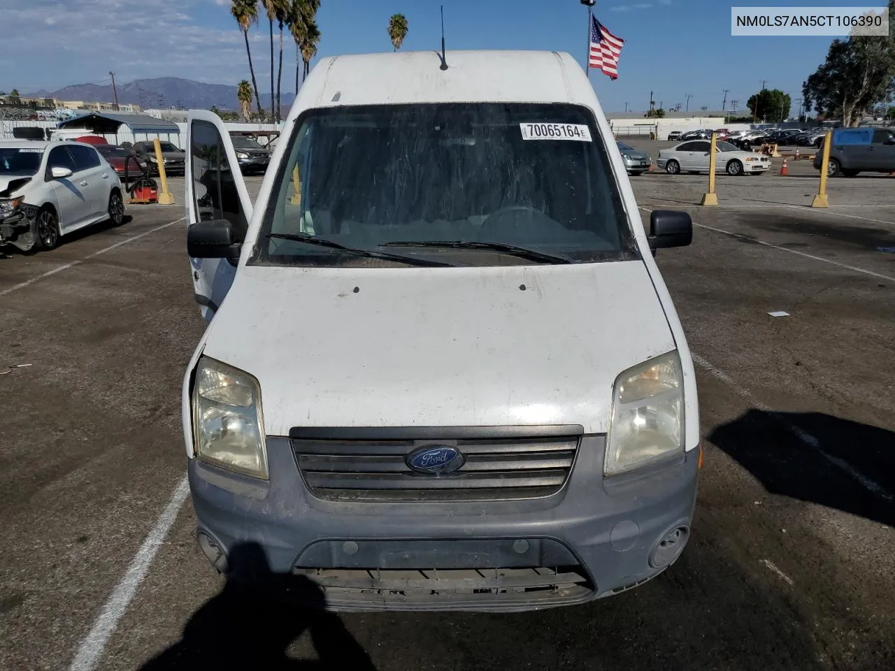 2012 Ford Transit Connect Xl VIN: NM0LS7AN5CT106390 Lot: 70065164