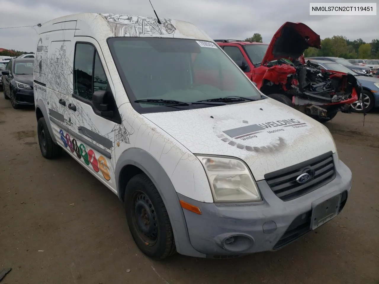 2012 Ford Transit Connect Xl VIN: NM0LS7CN2CT119451 Lot: 70585454