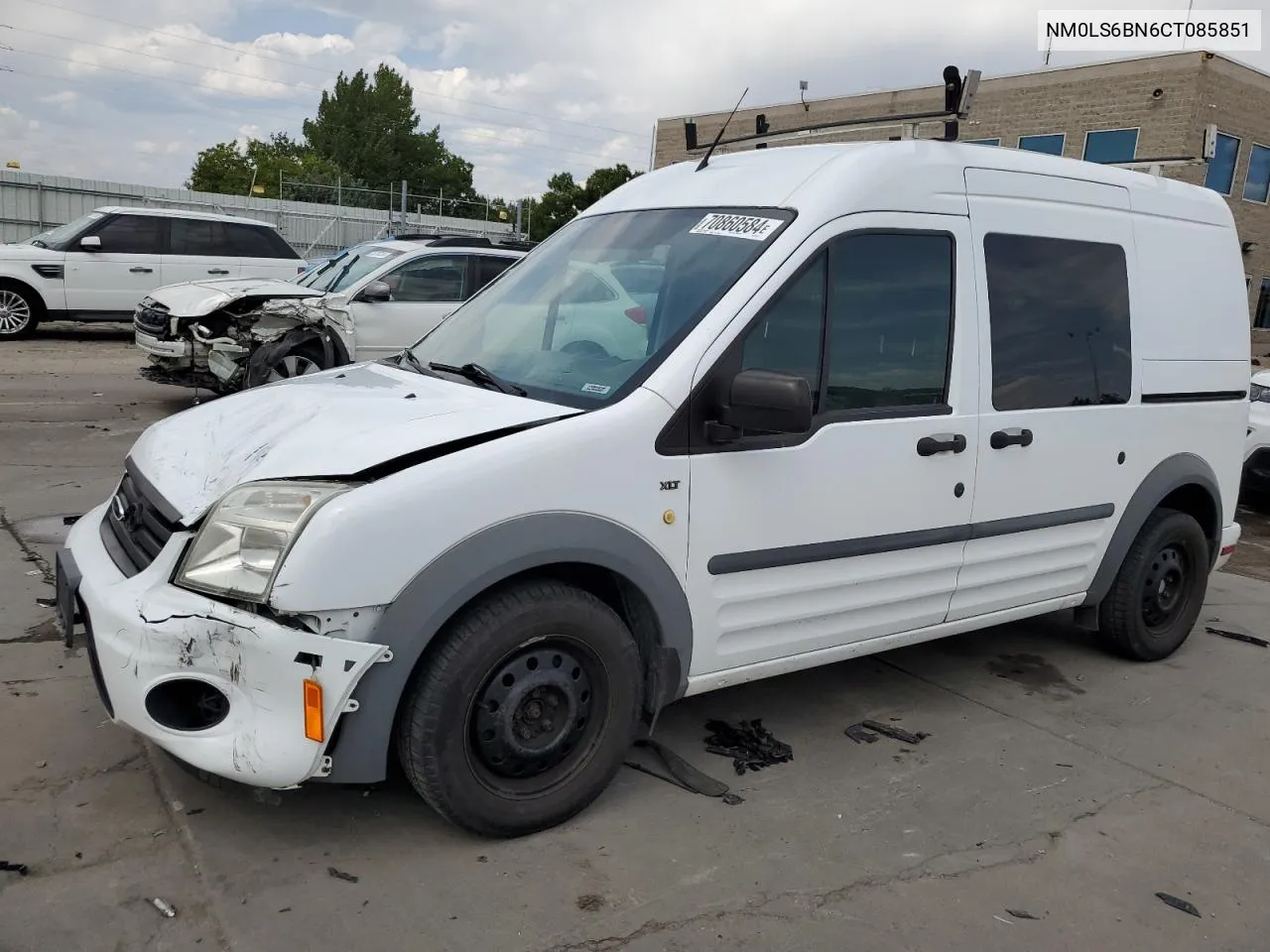 2012 Ford Transit Connect Xlt VIN: NM0LS6BN6CT085851 Lot: 70860584