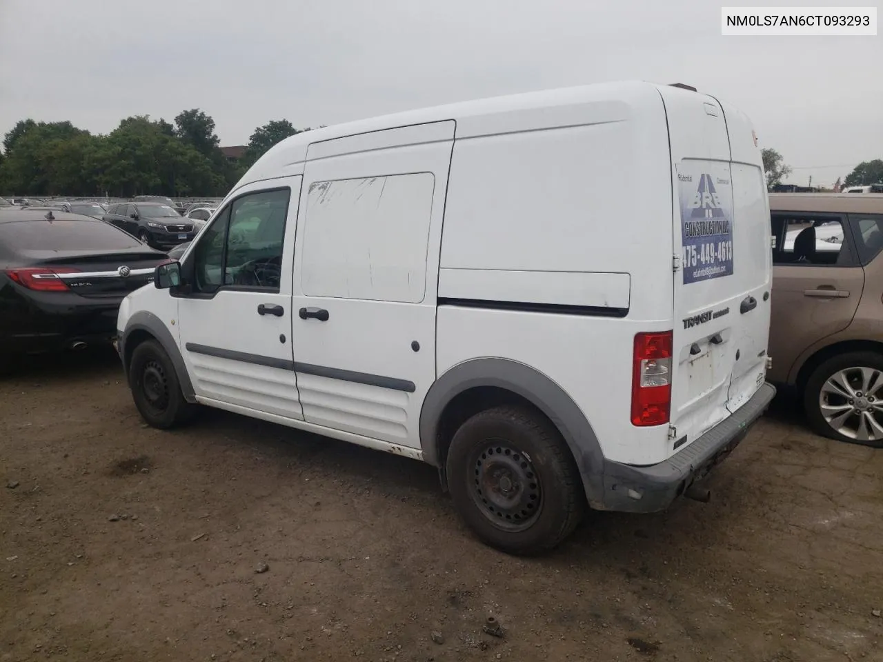 2012 Ford Transit Connect Xl VIN: NM0LS7AN6CT093293 Lot: 71545824