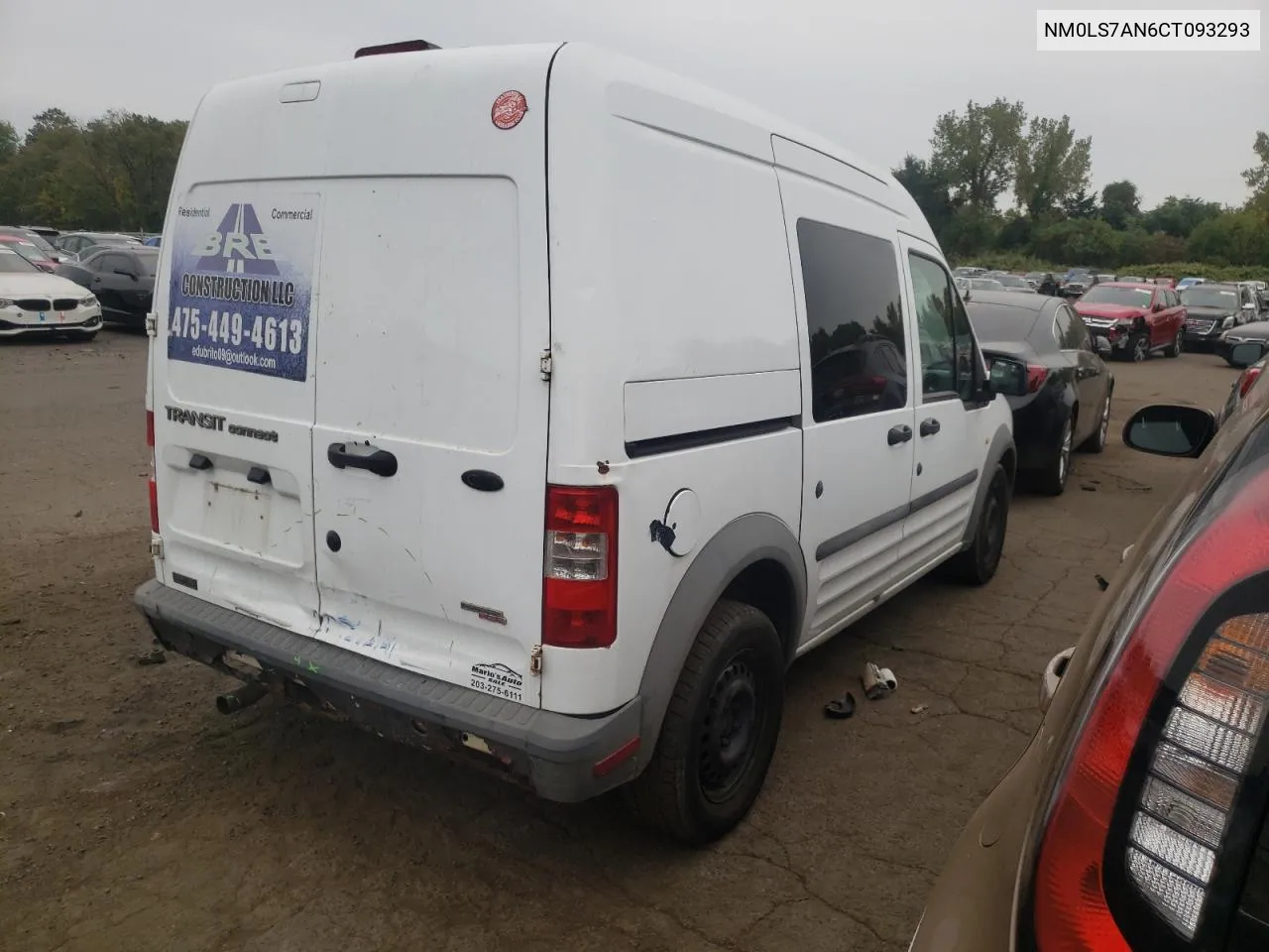 2012 Ford Transit Connect Xl VIN: NM0LS7AN6CT093293 Lot: 71545824