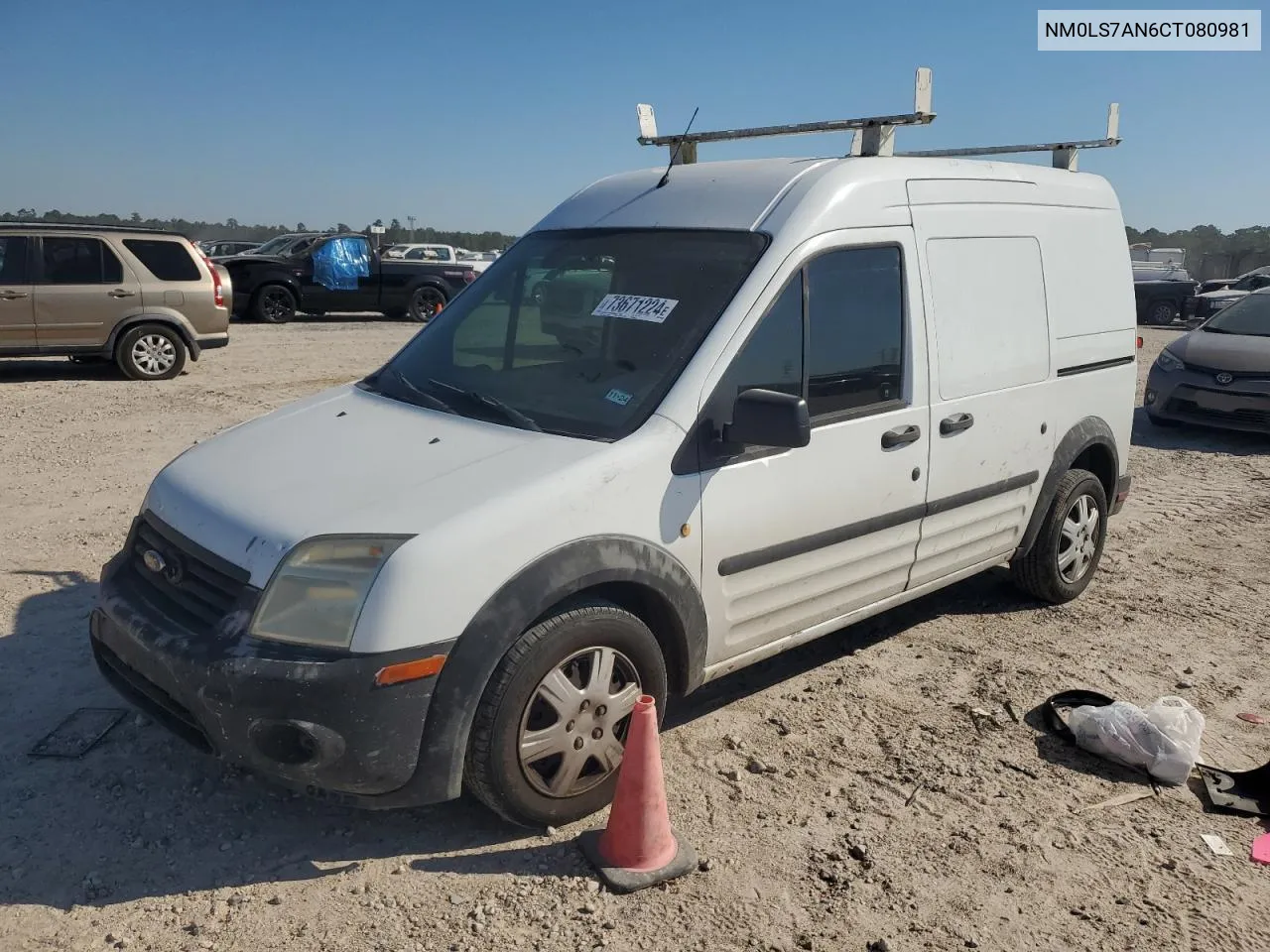 2012 Ford Transit Connect Xl VIN: NM0LS7AN6CT080981 Lot: 73671224