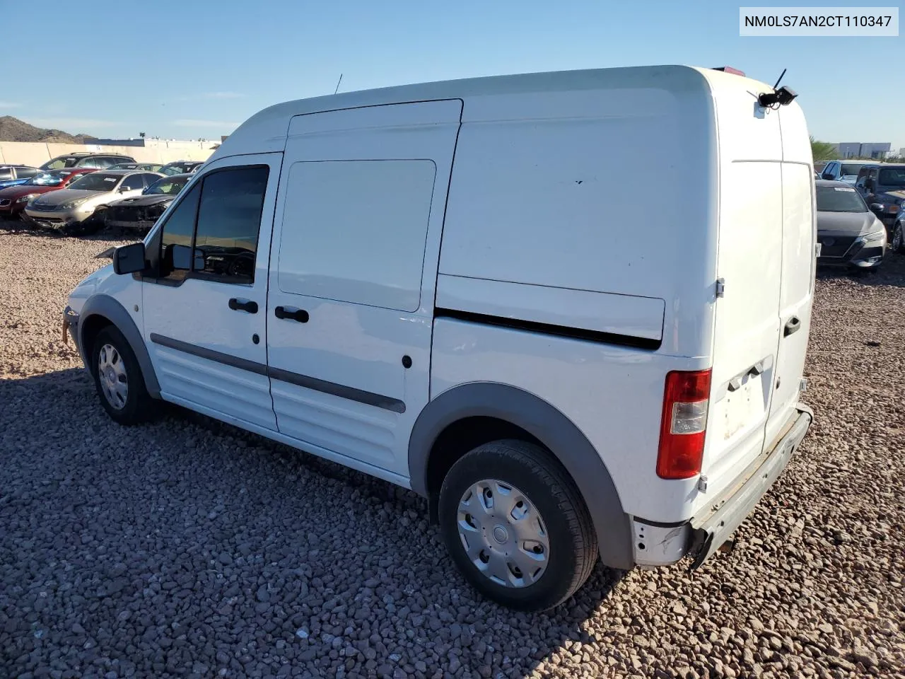 2012 Ford Transit Connect Xl VIN: NM0LS7AN2CT110347 Lot: 74265954