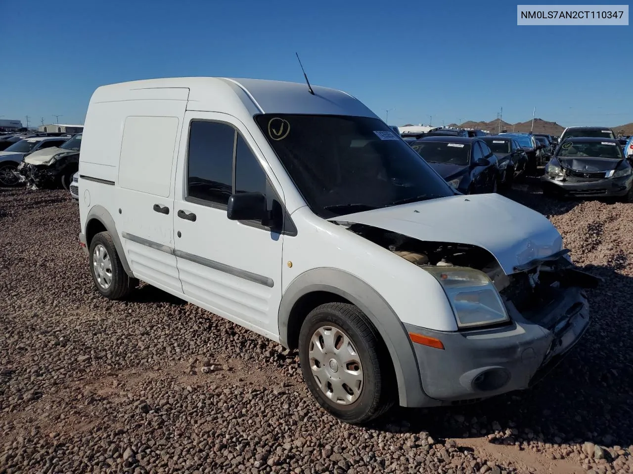 2012 Ford Transit Connect Xl VIN: NM0LS7AN2CT110347 Lot: 74265954