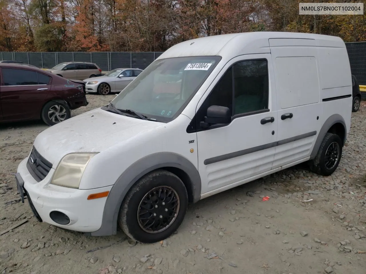 2012 Ford Transit Connect Xlt VIN: NM0LS7BN0CT102004 Lot: 75813804