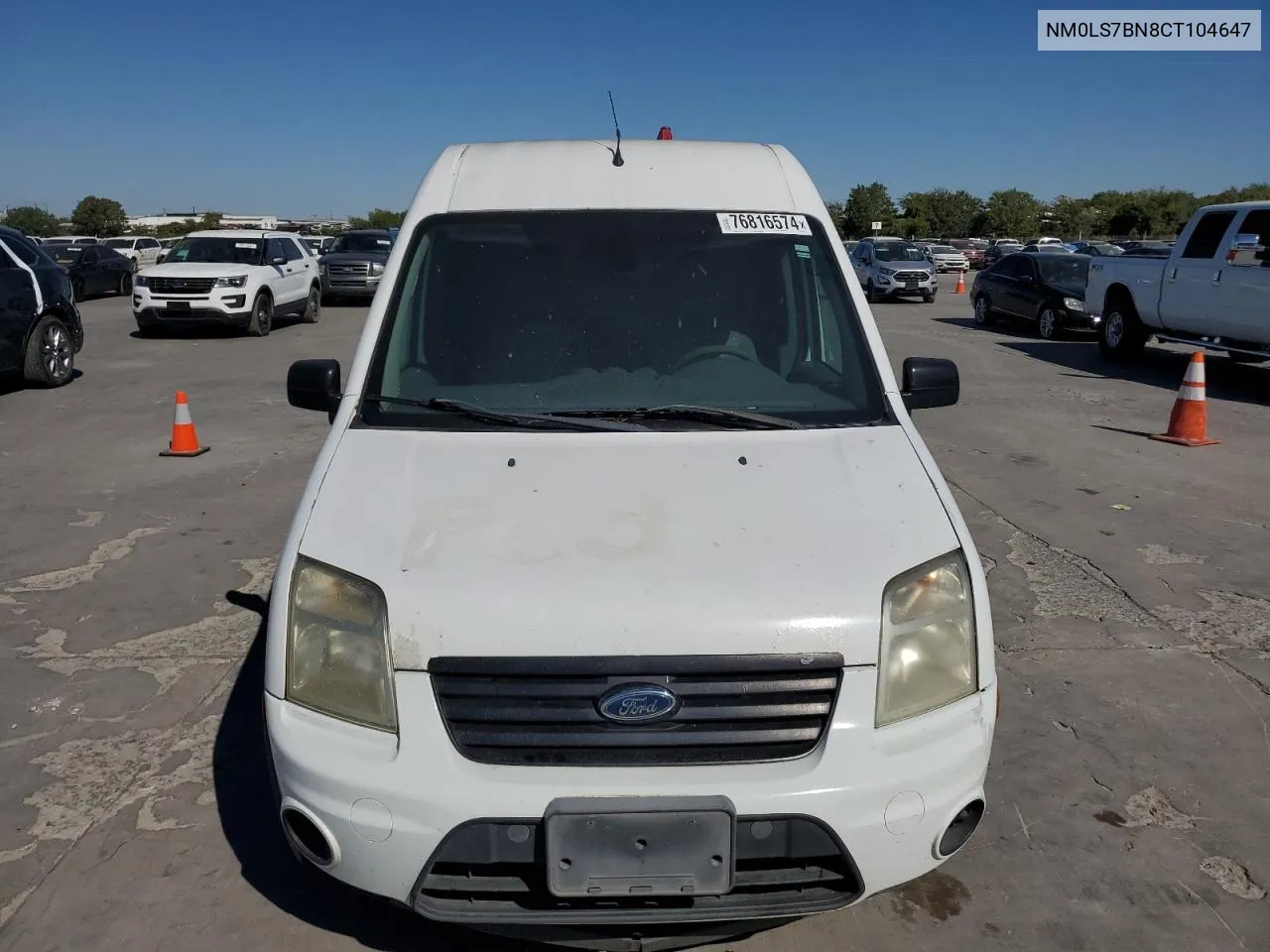 2012 Ford Transit Connect Xlt VIN: NM0LS7BN8CT104647 Lot: 76816574