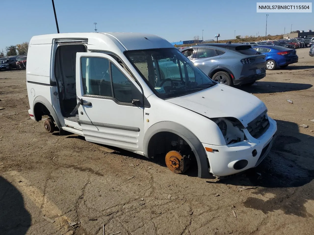 2012 Ford Transit Connect Xlt VIN: NM0LS7BN8CT115504 Lot: 76980594