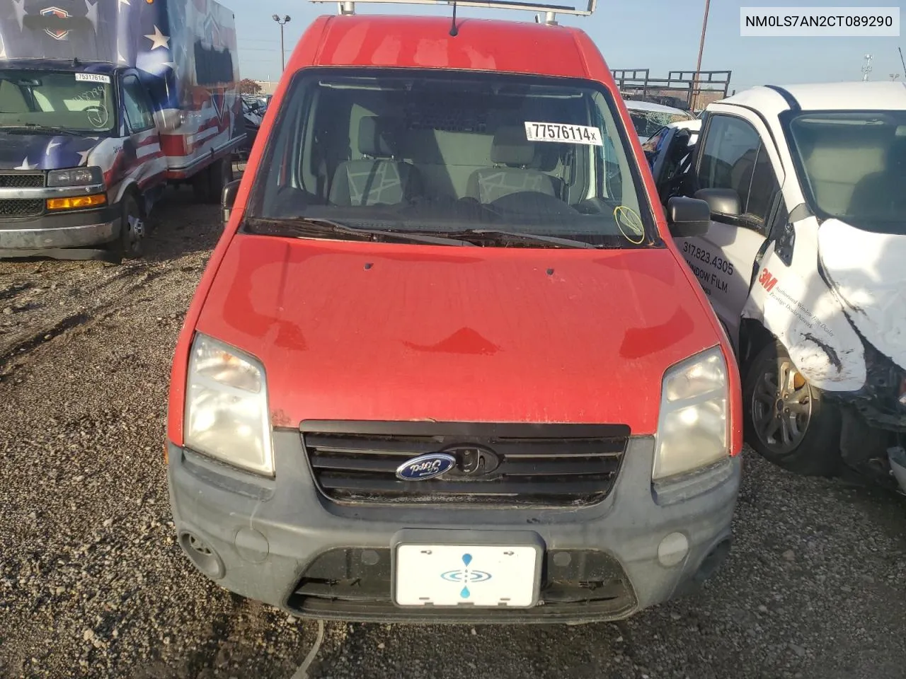 2012 Ford Transit Connect Xl VIN: NM0LS7AN2CT089290 Lot: 77576114