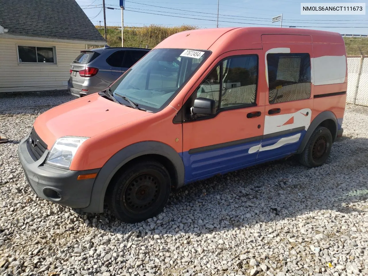 2012 Ford Transit Connect Xl VIN: NM0LS6AN6CT111673 Lot: 77672454