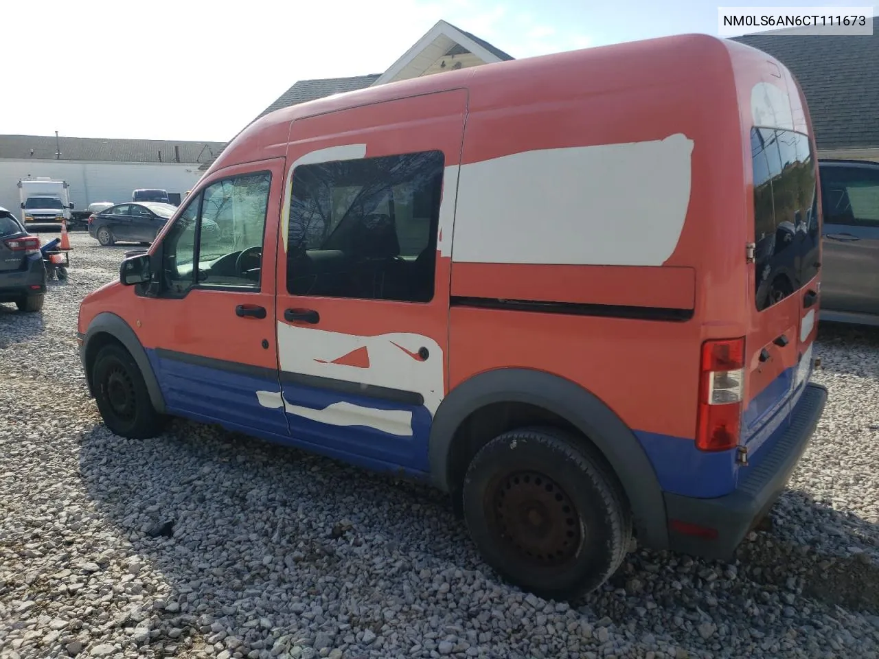 2012 Ford Transit Connect Xl VIN: NM0LS6AN6CT111673 Lot: 77672454