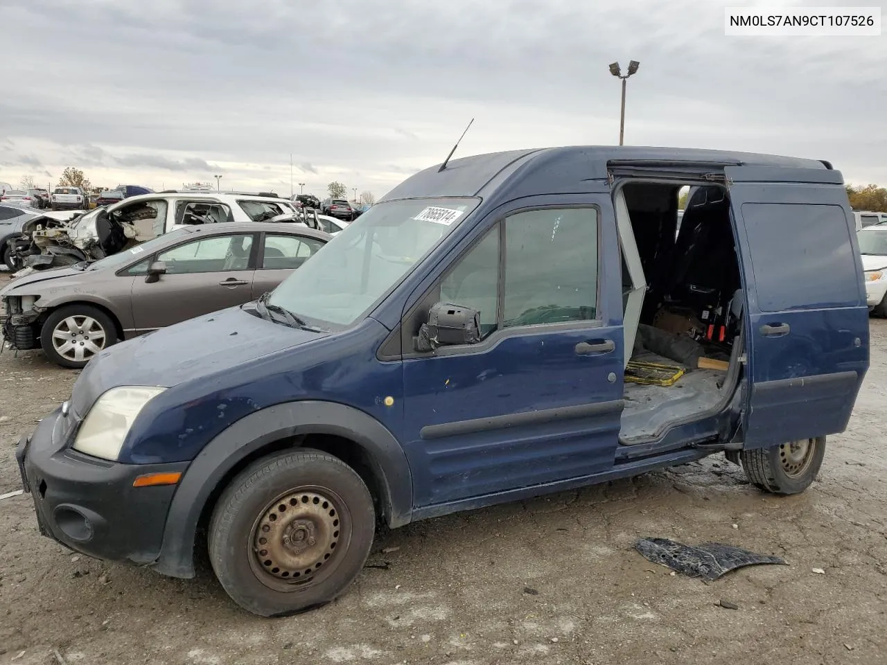 2012 Ford Transit Connect Xl VIN: NM0LS7AN9CT107526 Lot: 78665814