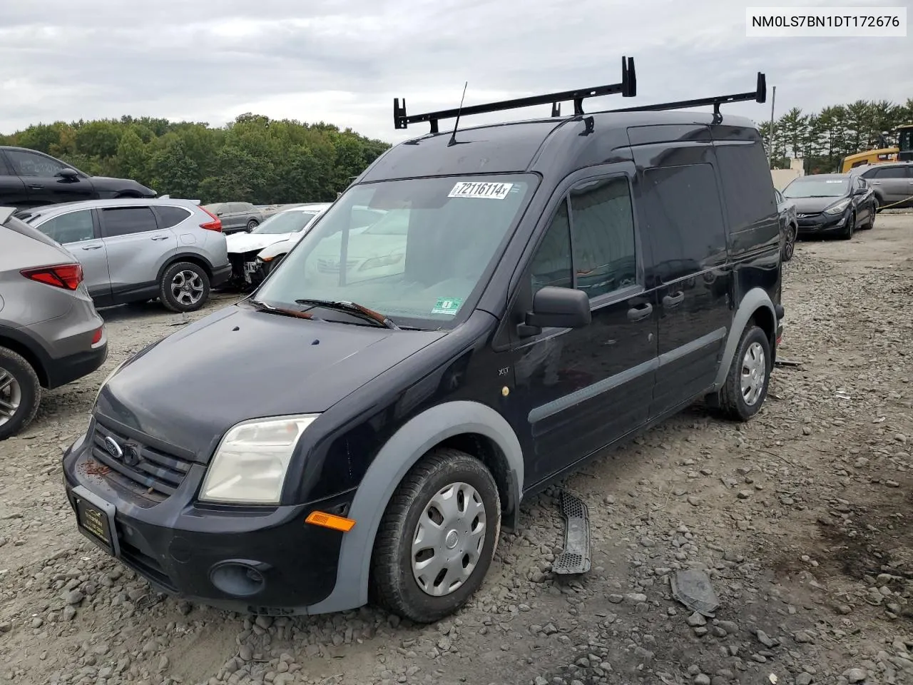 2013 Ford Transit Connect Xlt VIN: NM0LS7BN1DT172676 Lot: 72116114