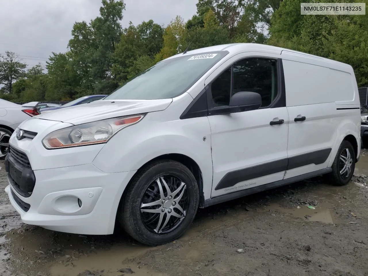 2014 Ford Transit Connect Xlt VIN: NM0LS7F71E1143235 Lot: 74139324