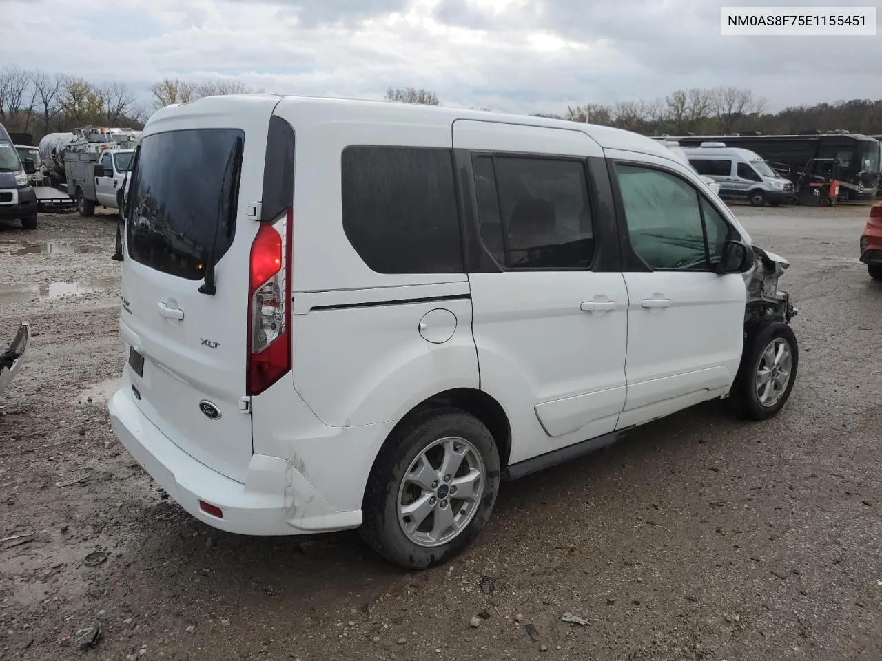 2014 Ford Transit Connect Xlt VIN: NM0AS8F75E1155451 Lot: 79289084