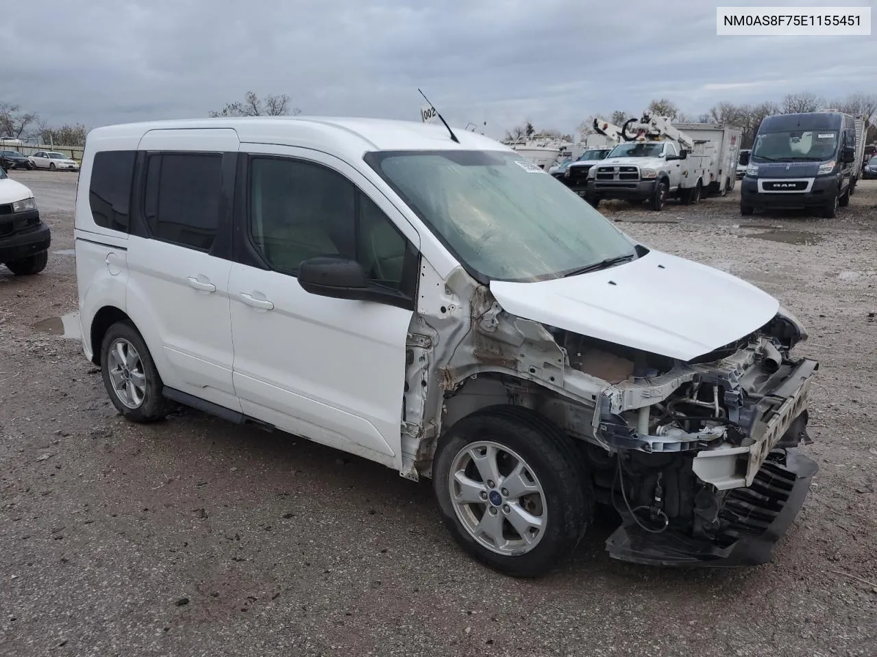 2014 Ford Transit Connect Xlt VIN: NM0AS8F75E1155451 Lot: 79289084