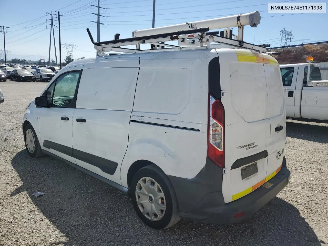 2014 Ford Transit Connect Xl VIN: NM0LS7E74E1171998 Lot: 79312554