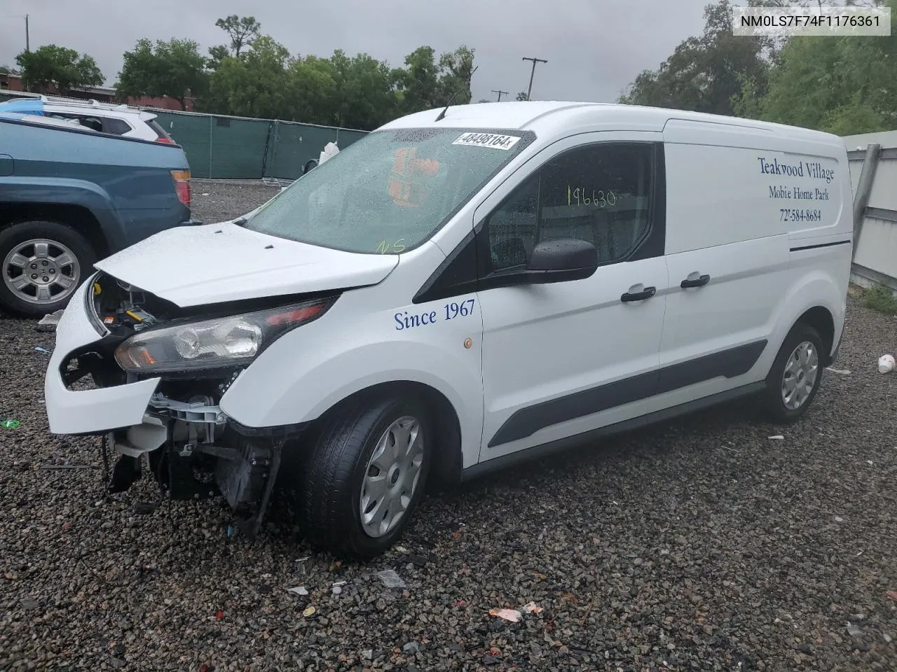 2015 Ford Transit Connect Xlt VIN: NM0LS7F74F1176361 Lot: 48498164