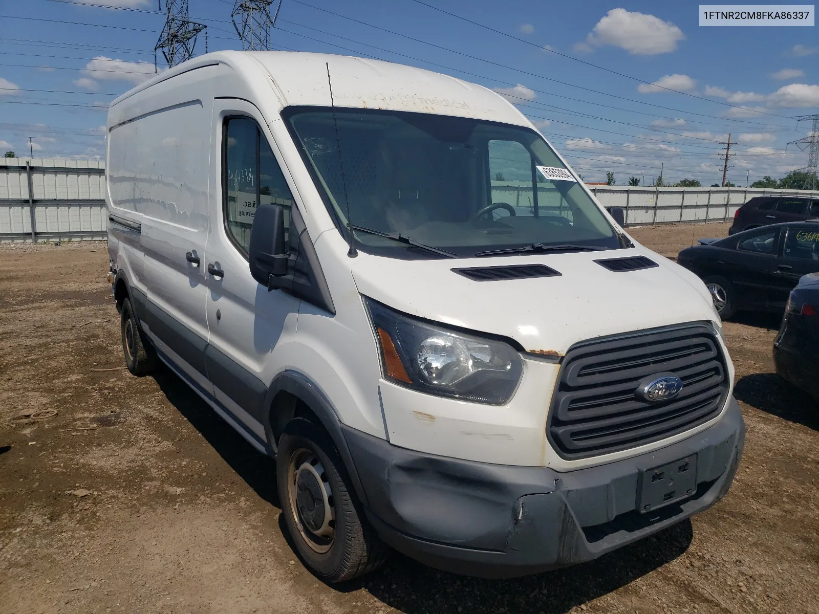 2015 Ford Transit T-250 VIN: 1FTNR2CM8FKA86337 Lot: 63853994