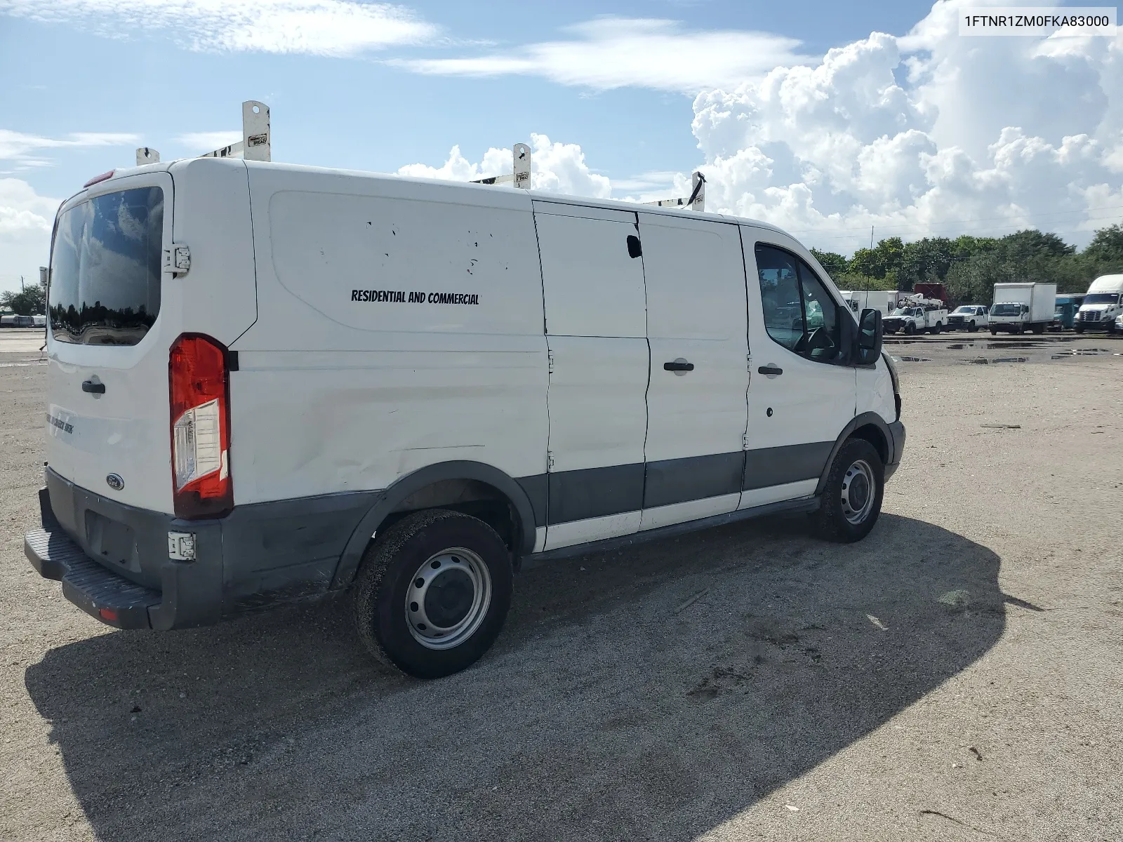 2015 Ford Transit T-250 VIN: 1FTNR1ZM0FKA83000 Lot: 67683624