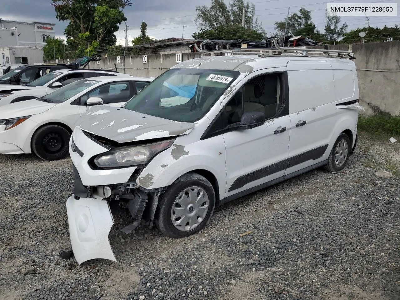 2015 Ford Transit Connect Xlt VIN: NM0LS7F79F1228650 Lot: 72059614