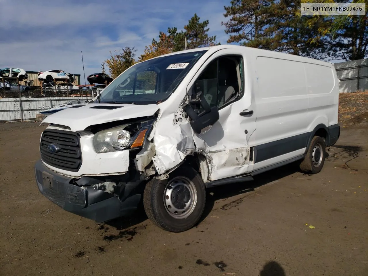 2015 Ford Transit T-250 VIN: 1FTNR1YM1FKB09475 Lot: 73130984