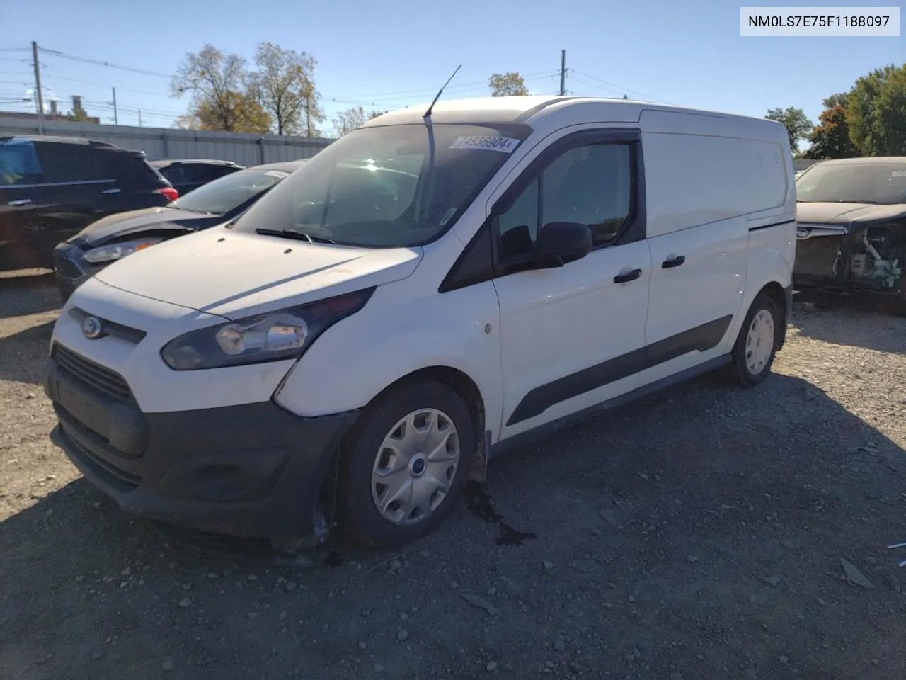 2015 Ford Transit Connect Xl VIN: NM0LS7E75F1188097 Lot: 74936904