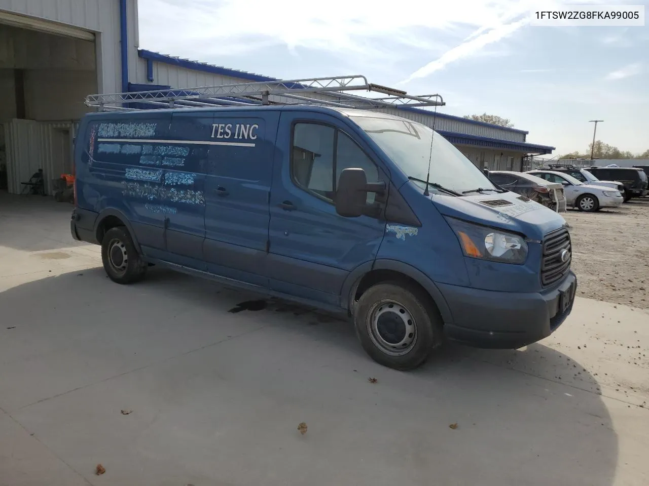 2015 Ford Transit T-350 VIN: 1FTSW2ZG8FKA99005 Lot: 75887854