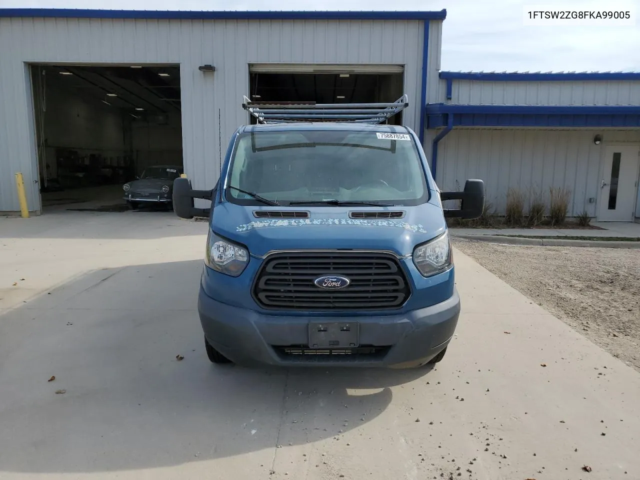 2015 Ford Transit T-350 VIN: 1FTSW2ZG8FKA99005 Lot: 75887854