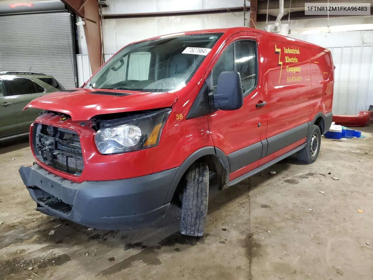 2015 Ford Transit T-250 VIN: 1FTNR1ZM1FKA96483 Lot: 77627964