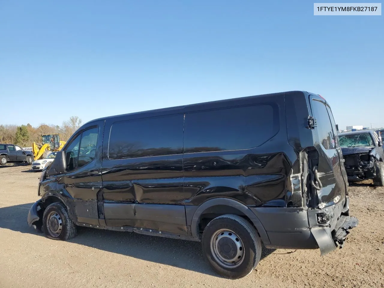 2015 Ford Transit T-150 VIN: 1FTYE1YM8FKB27187 Lot: 78863294