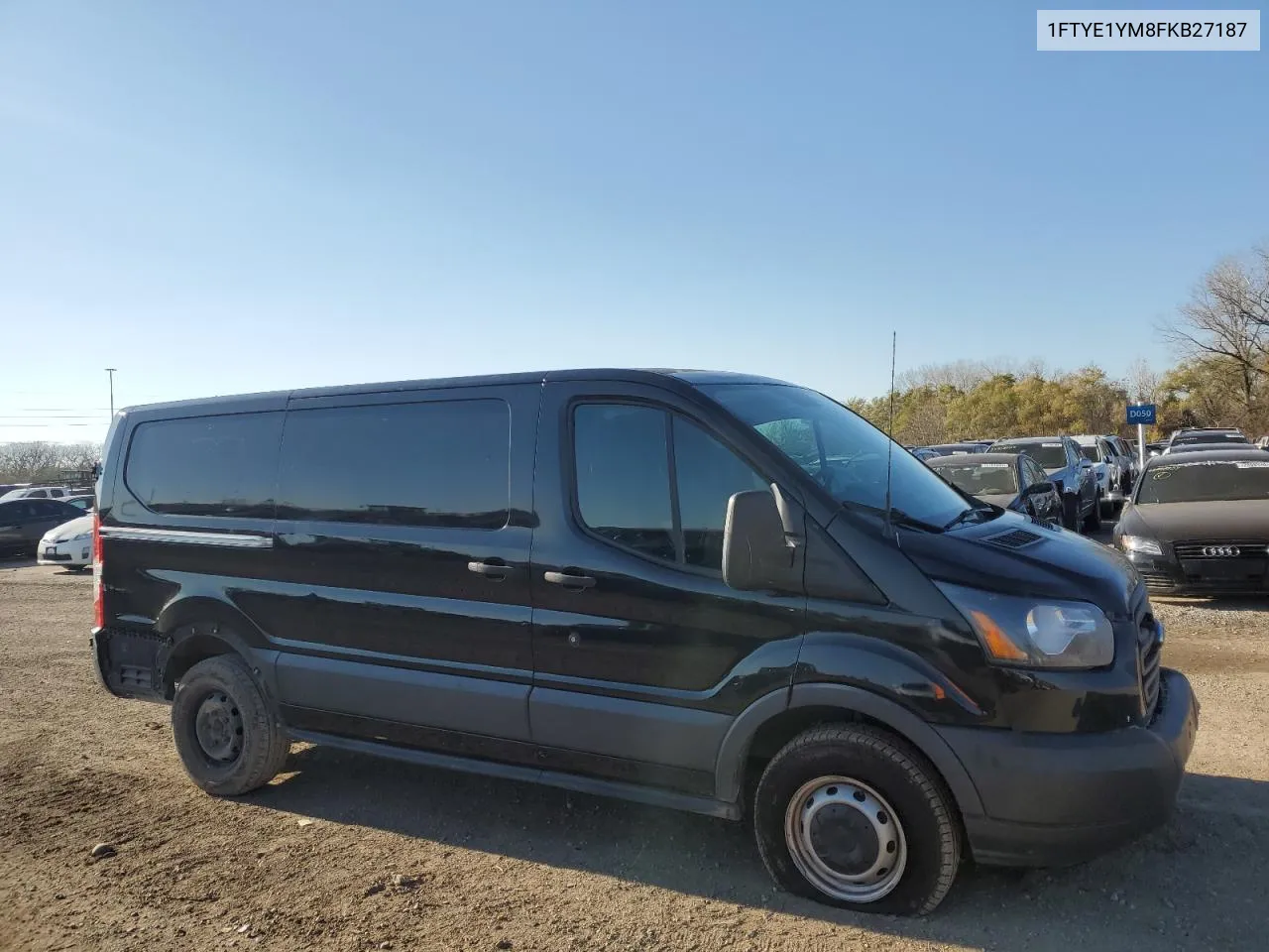 2015 Ford Transit T-150 VIN: 1FTYE1YM8FKB27187 Lot: 78863294