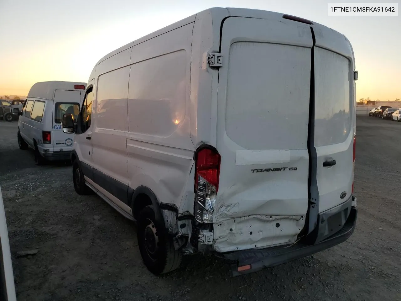 2015 Ford Transit T-150 VIN: 1FTNE1CM8FKA91642 Lot: 79518554