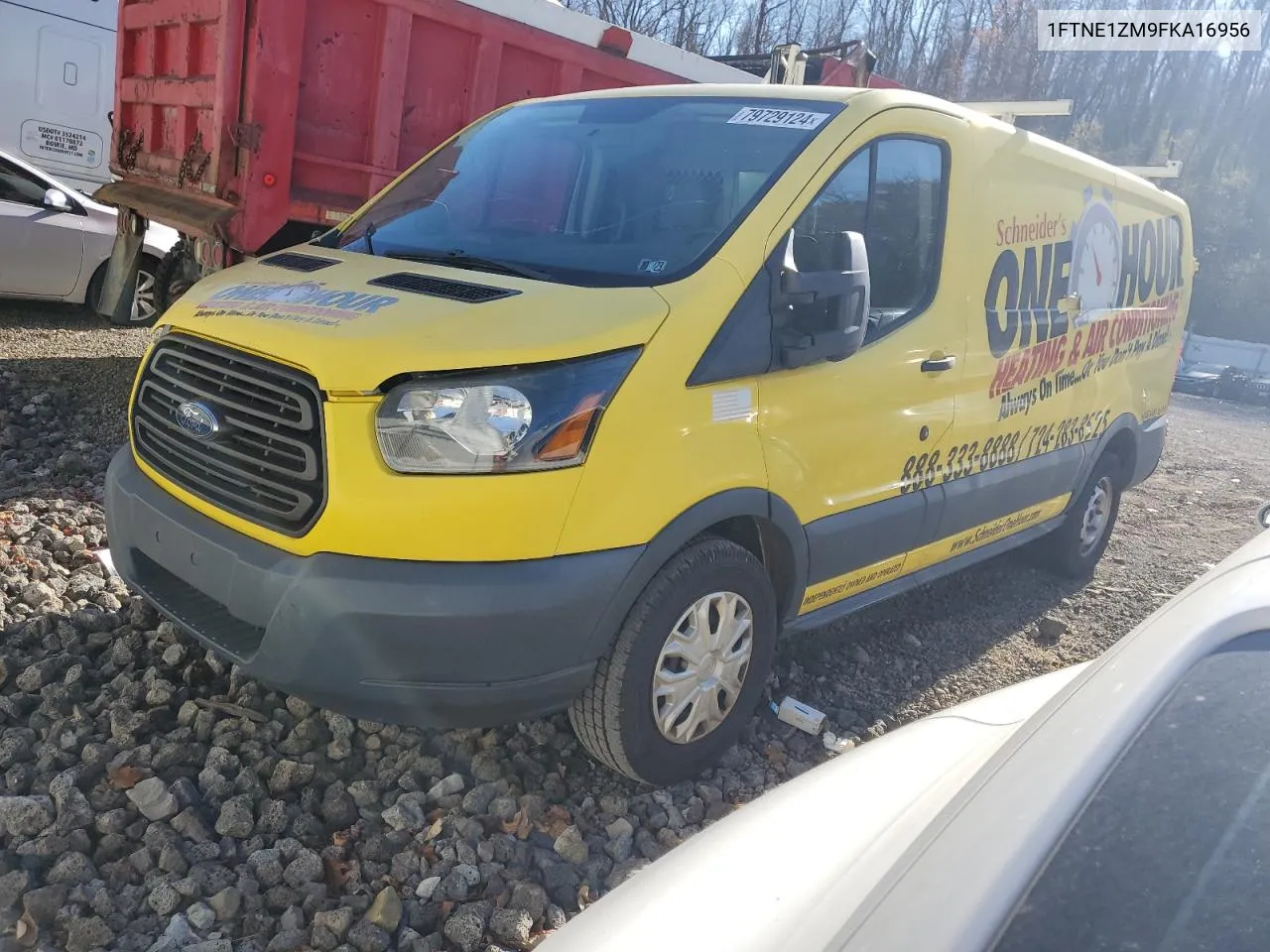 2015 Ford Transit T-150 VIN: 1FTNE1ZM9FKA16956 Lot: 79729124