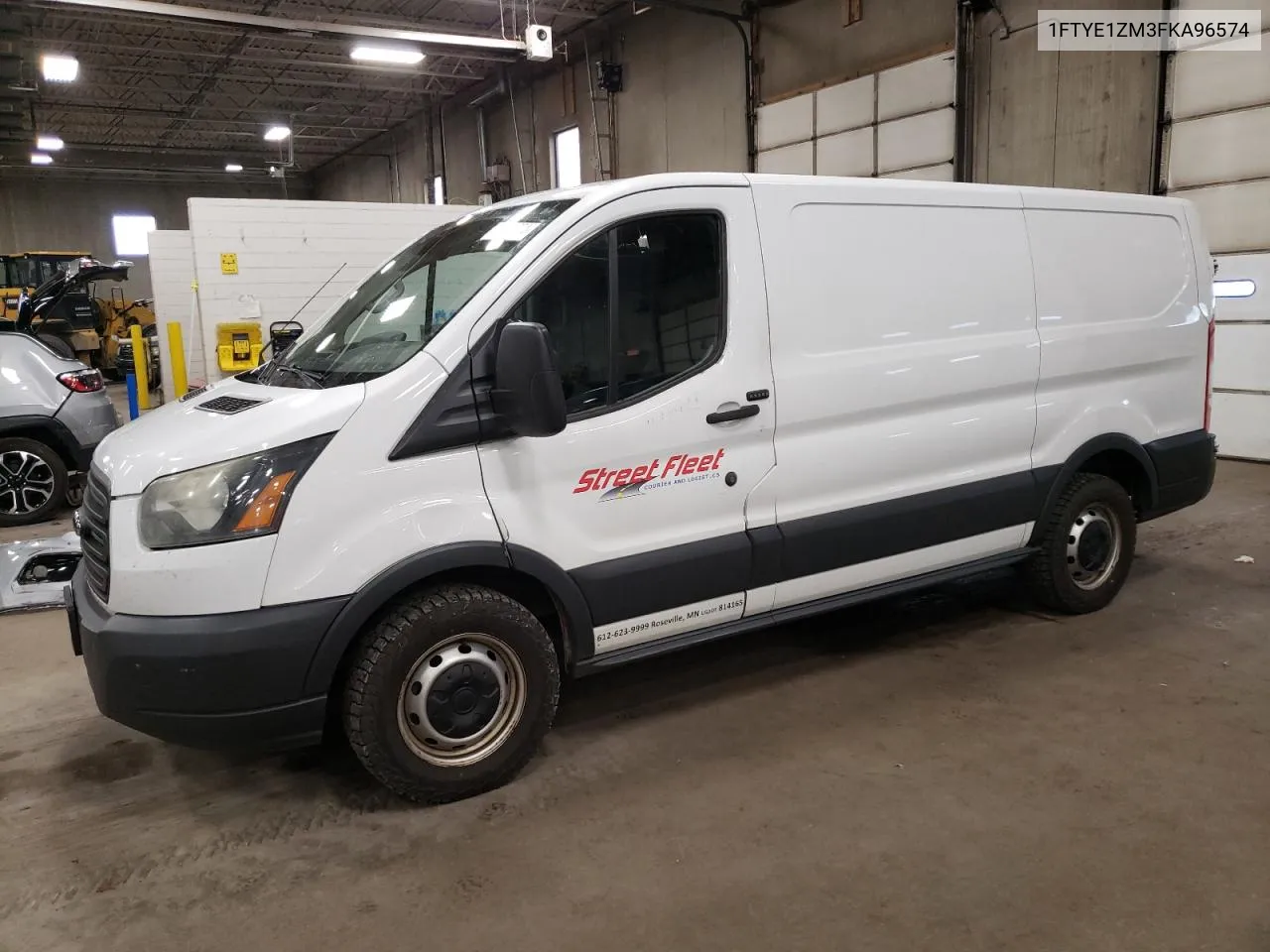 2015 Ford Transit T-150 VIN: 1FTYE1ZM3FKA96574 Lot: 79773624