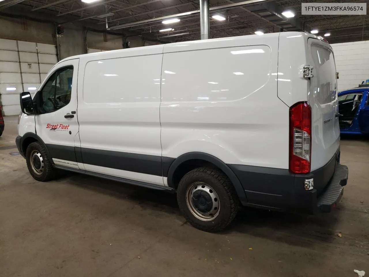 2015 Ford Transit T-150 VIN: 1FTYE1ZM3FKA96574 Lot: 79773624