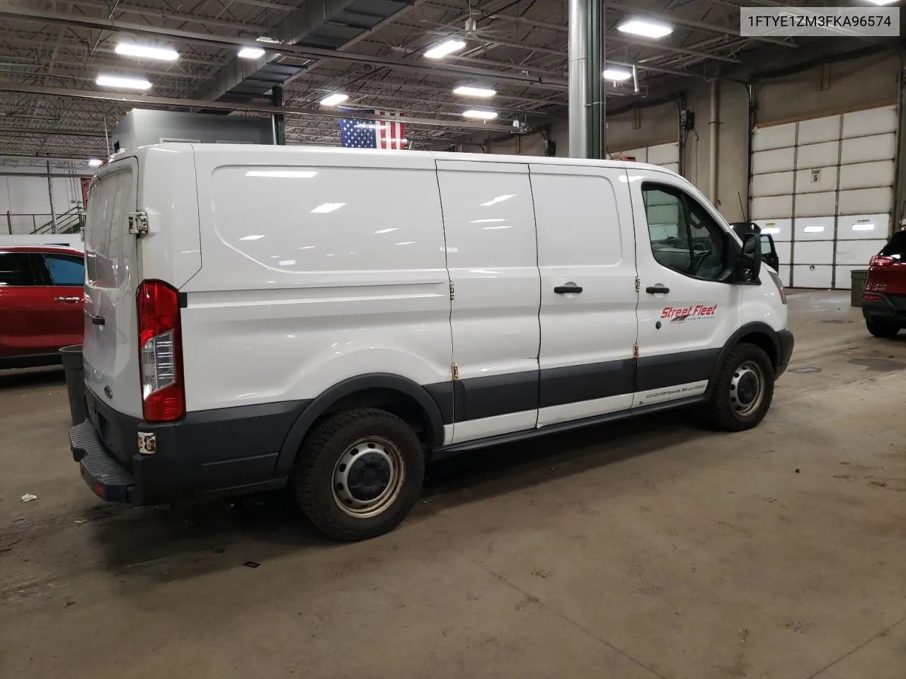 2015 Ford Transit T-150 VIN: 1FTYE1ZM3FKA96574 Lot: 79773624