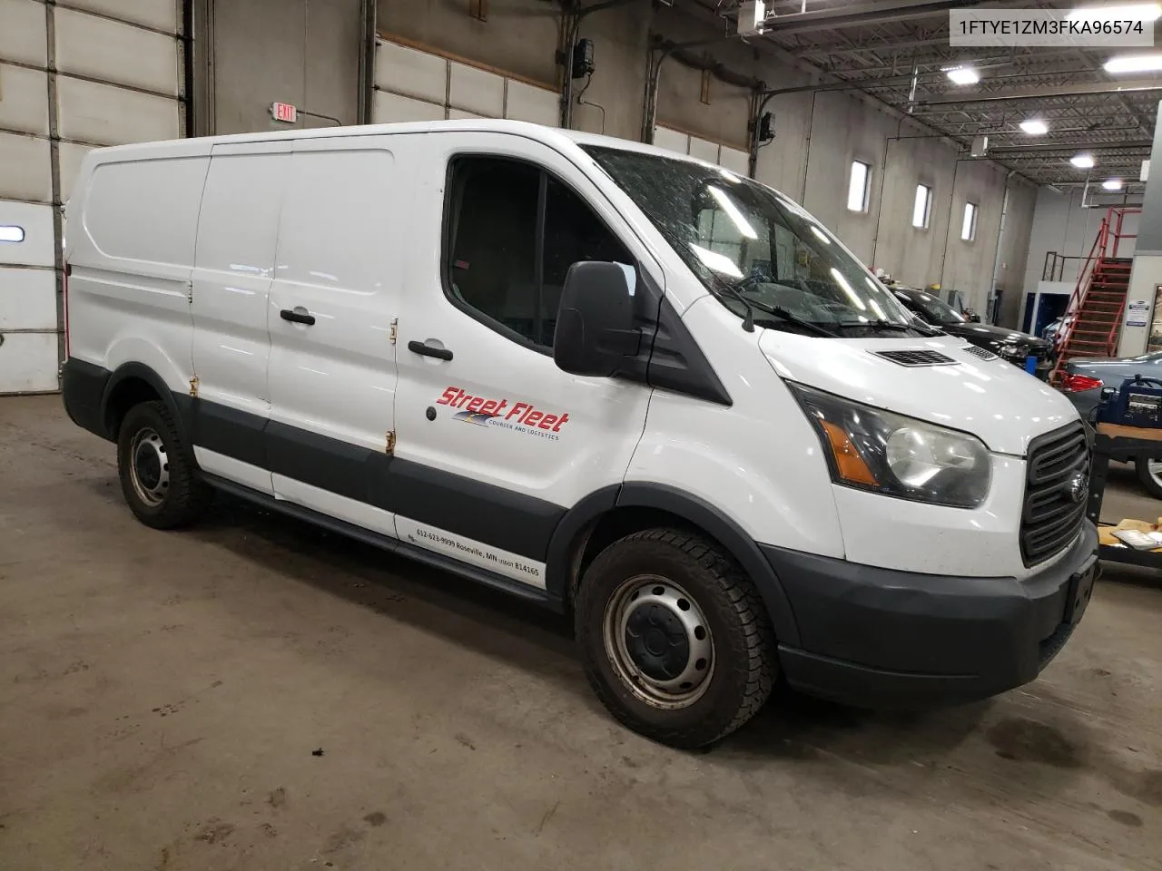 2015 Ford Transit T-150 VIN: 1FTYE1ZM3FKA96574 Lot: 79773624