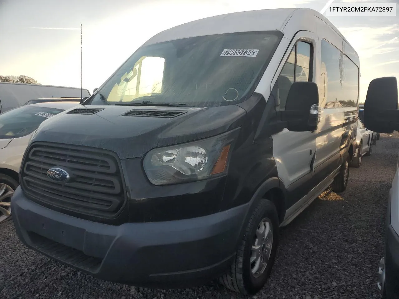 2015 Ford Transit T-250 VIN: 1FTYR2CM2FKA72897 Lot: 79855734