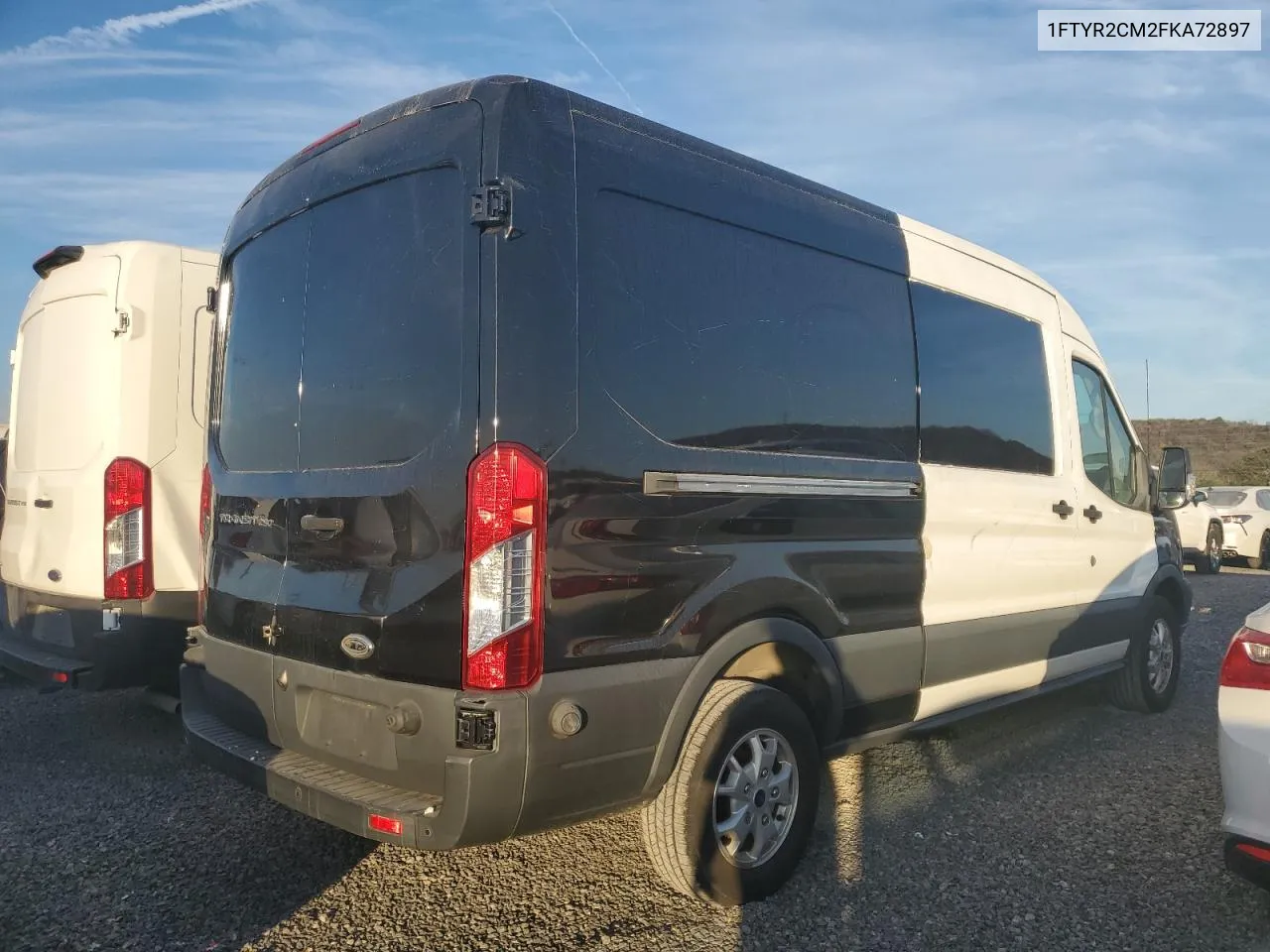 2015 Ford Transit T-250 VIN: 1FTYR2CM2FKA72897 Lot: 79855734